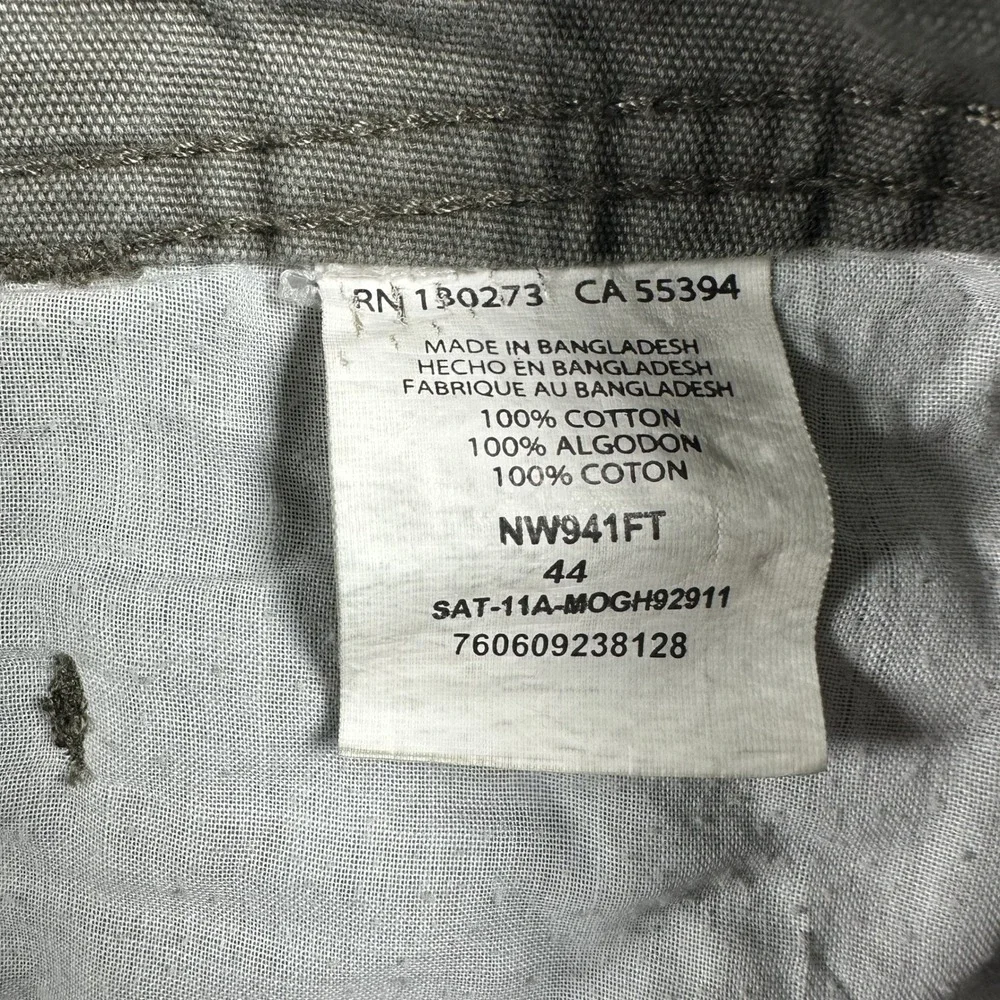 Wrangler Authentic Issue Cargo Shorts 44‎ Olive Green Cotton Canvas NW941FT